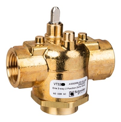 Schneider Electric 3 Port Zone Valve, 15 mm Pipe Size, 344.7 kPa