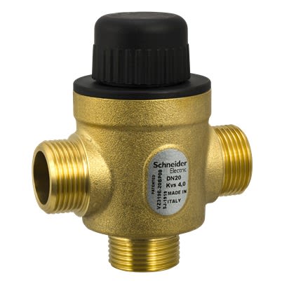 Schneider Electric 3 Port Zone Valve, 20 mm Pipe Size, 103.4 kPa