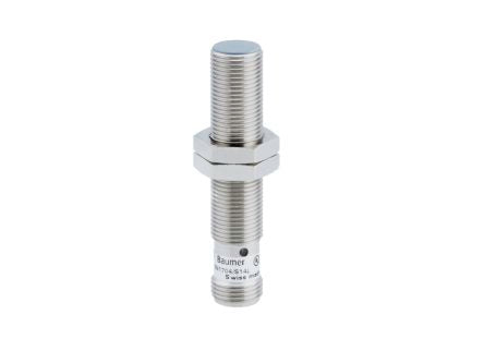 Baumer IFRM 12P1704/S14L Threaded Barrel Proximity Sensor, M8 PNP 30V 4 mm 36 V dc 200mA