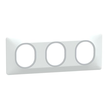 Schneider Electric White 3 Gang Light Switch Cover