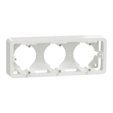 Schneider Electric Unica White White ABS Back Box, IP20, Surface Mount, 3 Gangs 229 mm 229mm 229 mm