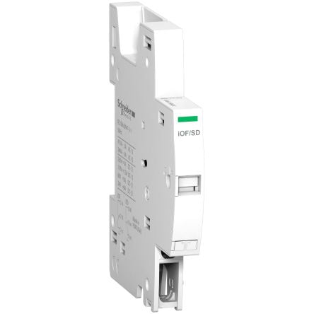 Schneider Electric Auxiliary Contact, 1 Contact, 1 CO, Acti9, A9A19803