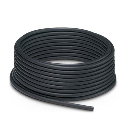 Phoenix Contact Bus Bus Cable, 2 Cores, 0.75mm² 24, Screened, 100 m, Black Polyvinyl Chloride Sheath