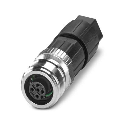 Phoenix Contact Industrial Circular Connector, 5 Contacts, Cable, M12 Connector, Socket, Female, IP65, IP67, SACC Series