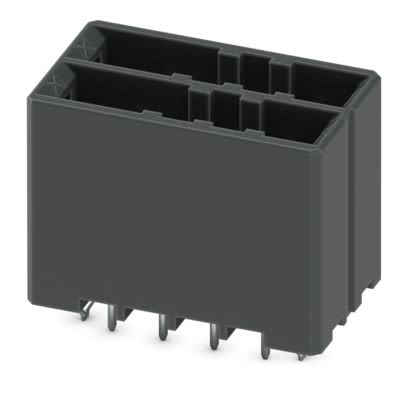 Phoenix Contact DD32H Series Wave Soldering Mount PCB Header, 8 Contact(s), 5.08 mm Pitch, 2 Row, Shrouded