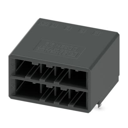 Phoenix Contact DD32H Series Wave Soldering Mount PCB Header, 8 Contact(s), 5.08 mm Pitch, 2 Row, Shrouded