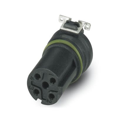 Phoenix Contact Female Circular Connector Insert size M12 4 Way for use with For Circular Connector Inserts