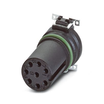 Phoenix Contact Female Circular Connector Insert size M12 8 Way for use with Circular Connector Inserts