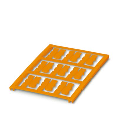 Phoenix Contact UC-WMC Clip-On Cable Marker, Orange, 4.4 mm Cable Orange, 2.8 mm Cable, 0818878