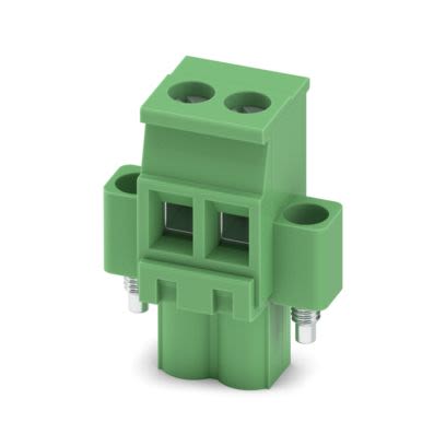 Phoenix Contact MVSTBW Series Flange PCB Connector, 2-Contact, 1 Row, 5 mm Pitch Screw