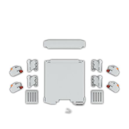 Phoenix Contact ICS25 Series DIN Rail Housing Set for Use with For Mounting On A DIN Rail
