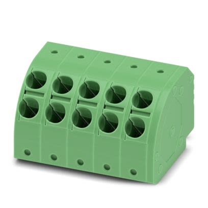 Phoenix Contact 5/..-PH, PTDA 2 Series Pluggable Terminal Block, 10-Contact, 5 mm Pitch, 1 Row, 1725536