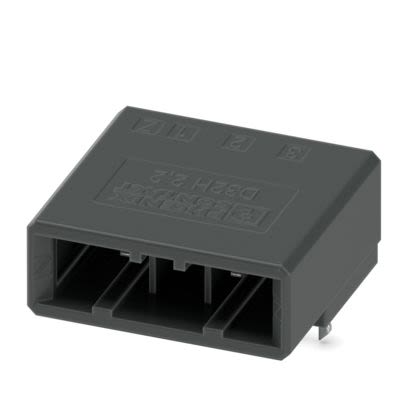 Phoenix Contact D32H Series Wave Soldering Mount PCB Header, 3 Contact(s), 5.08 mm Pitch, 1 Row, Shrouded