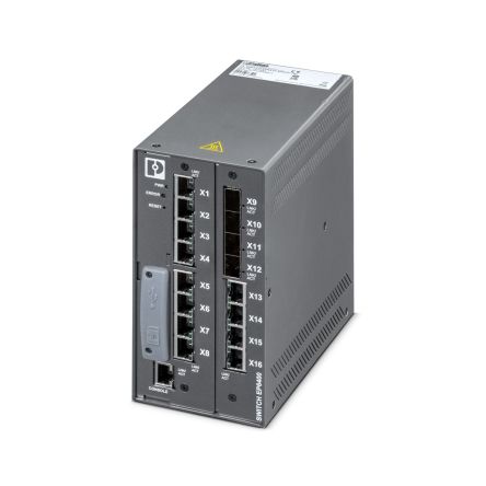 Phoenix Contact FL SWITCH EP6412-4GSFP-HV Managed 16 Port Ethernet Switch