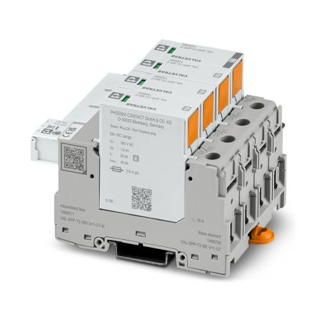 Phoenix Contact, VAL Surge Arrester 385V dc Maximum Voltage Rating 40 kA Maximum Surge Current Type 2 Arrester