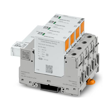Phoenix Contact, VAL Surge Arrester 440V dc Maximum Voltage Rating 40 kA Maximum Surge Current Type 2 Arrester