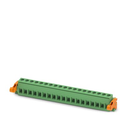 Phoenix Contact MSTB Series PCB Connector, 19-Contact, 5.08 mm Pitch, Locking Jack, 1 Row Screw
