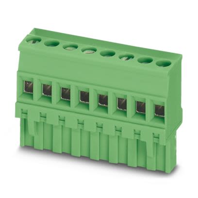 Phoenix Contact MVSTBR Series PCB Connector, 8-Contact, 5 mm Pitch, 1 Row Screw