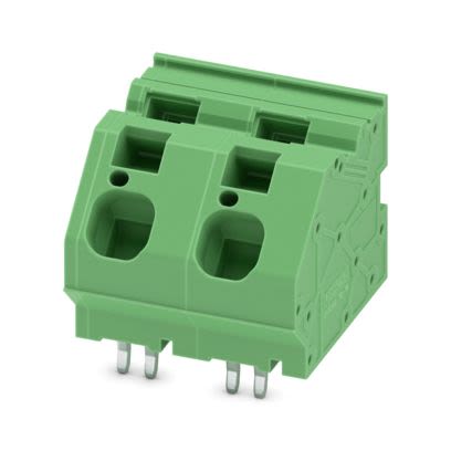Phoenix Contact ZFKDSA Series PCB Terminal Block, 2-Contact, 15 mm Pitch, Wave Soldering Mount, 1 Row
