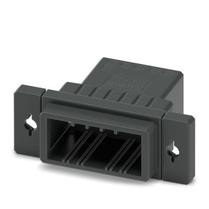 Phoenix Contact DD31H Series Panel Feed Through Terminal Plug, 10-Contact, 3.81 mm Pitch, Snap-in, 1 Row Crimp