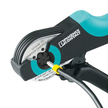 Phoenix Contact Crimpfox CRIMPFOX CENTRUS 6H Crimp Tool Hexagon Crimp for Uninsulated And Insulated Ferrules