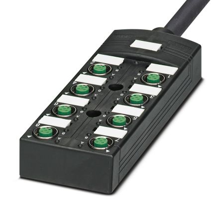 Phoenix Contact SACB Series Distribution Unit, 8 Port, M12, 5 m