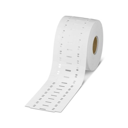 Phoenix Contact WMTB Cable Marker, White, 1523619 Flame Retardant
