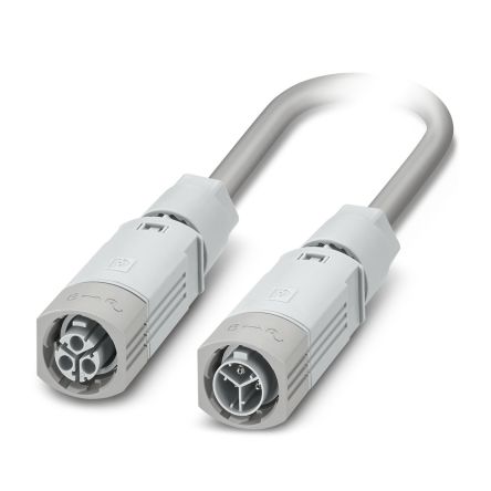 Phoenix Contact Male 3 way Straight Male to Female 3 way Straight Cable, 500 mm