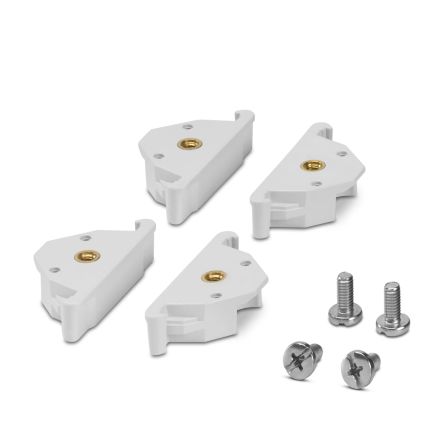 Phoenix Contact OCS CORNER SET Series Polycarbonate Corner Profile for Use with OCS CORNER SET x 25mm