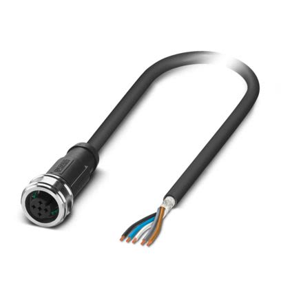 Phoenix Contact Female 5 way M12, Straight to 5 way Sensor Actuator Cable, 1.5 m