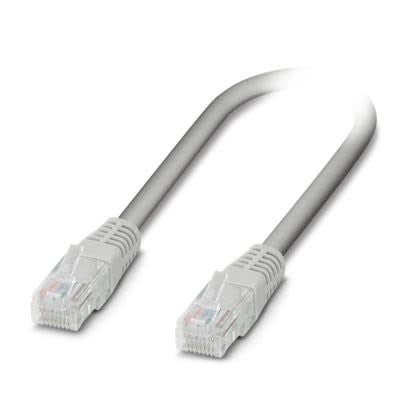 Phoenix Contact RJ45, 20 m Patch cable, Grey Unscreened Polyvinyl Chloride Sheath
