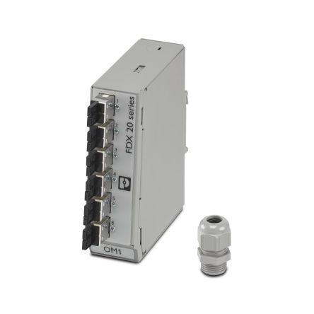 Phoenix Contact FOC Series Splice Box for Use with DIN Rail Terminal