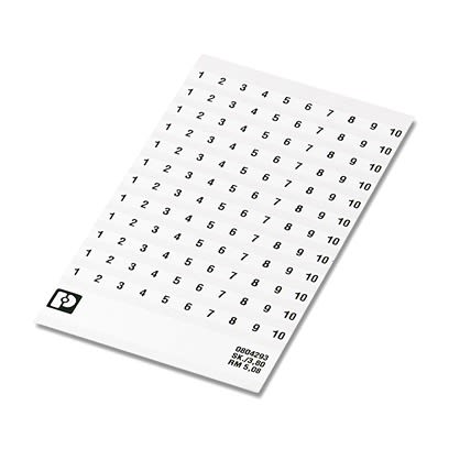 Phoenix Contact, SK Polyester Labelled Terminal Marker for use with Terminal Block
