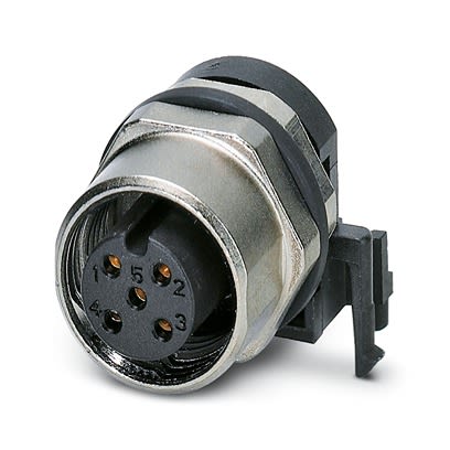 Phoenix Contact Circular Connector, 5 Contacts, Plug-in, M12 Connector, Socket, Female, IP65, IP67, SACC Series