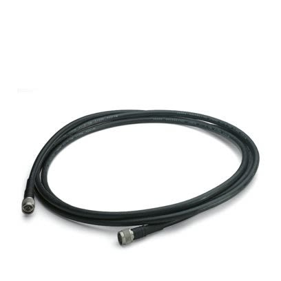 Phoenix Contact N Type Series, 7.5 m, PFP-600 Coaxial Coaxial Cable 50 Ω, Black, Terminated