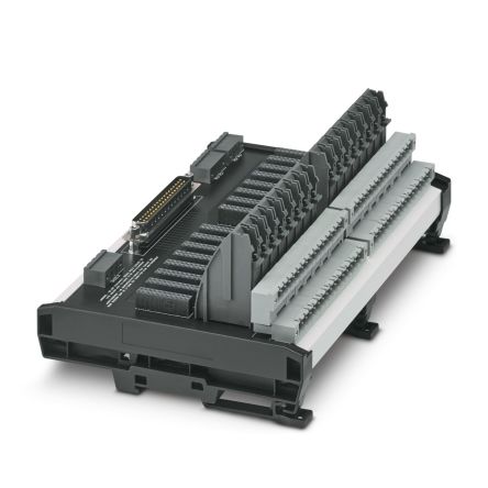 Phoenix Contact BASE-MSTB Series 4-Contact Interface Module, Plug Connector, DIN Rail, 15A