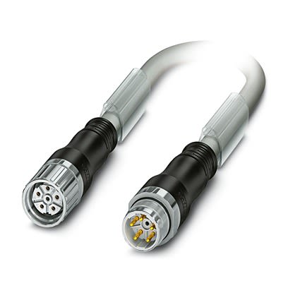 Phoenix Contact Female 4 way Straight to Male 4 way Straight Sensor Actuator Cable, 2 m
