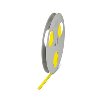 Phoenix Contact Halogen Free Heat Shrink Tubing, Yellow 8.5 mm Sleeve Dia. x 80m Length, 800 Series
