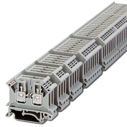 Phoenix Contact 2820149 URELG Series DIN Rail Terminal Block Grey, 0.2mm², 4 mm², Screw