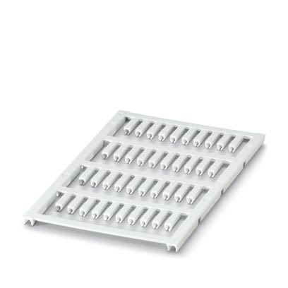 Phoenix Contact UC-WMCO Slide-On Cable Marker, White, Pre-printed "0", 2.1 mm Cable White, 1.6 mm Cable, 0827120