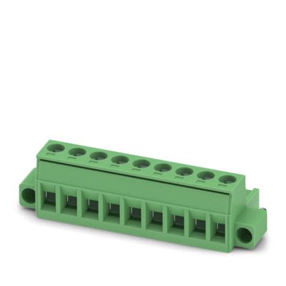 Phoenix Contact MSTB Series PCB Connector, 9-Contact, 5 mm Pitch, Screw, 1 Row Screw