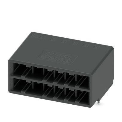 Phoenix Contact DD32H Series Wave Soldering Mount PCB Header, 12 Contact(s), 5.08 mm Pitch, 2 Row, Shrouded