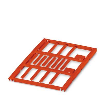 Phoenix Contact UC-WMT Cable Marker, Red, Pre-printed "0", 0821166 Flammability rating according to UL