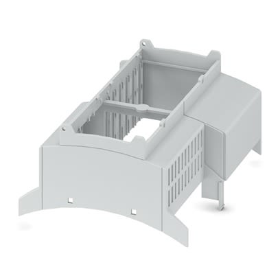 Phoenix Contact Vented Sides Enclosure Type BC Series, Polycarbonate 89.7 mm 107.6 mm DIN Rail Enclosure 107.6mm