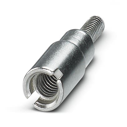 Phoenix Contact Grey Knurled Screw for use with Screwing On Socket Contact Carriers And Pin Contact Carrier