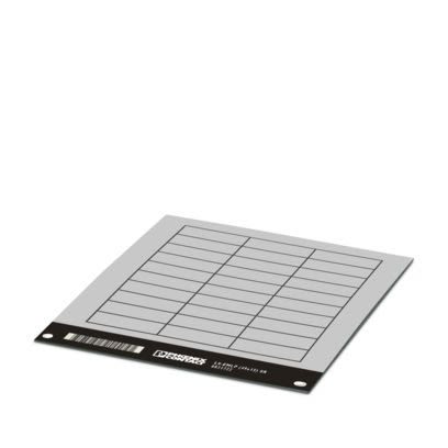 Phoenix Contact Panel Marking, 15 mm Length, 15 mm Height 0831722 Silver