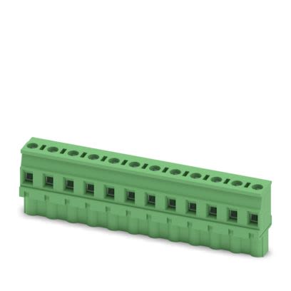 Phoenix Contact GMVSTBW 2 Series PCB Connector, 12-Contact, 7.5 mm Pitch, 1 Row Screw