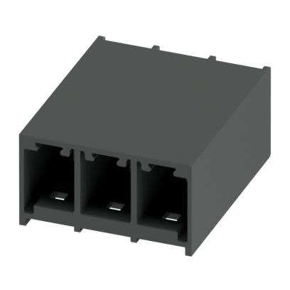 Phoenix Contact PC Series Solder PCB Header, 3 Contact(s), 7.62 mm Pitch, 1 Row, Shrouded