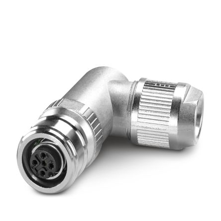 Phoenix Contact Industrial Circular Connector, 4 Contacts, M12 Connector, Socket, Female, SACC Series