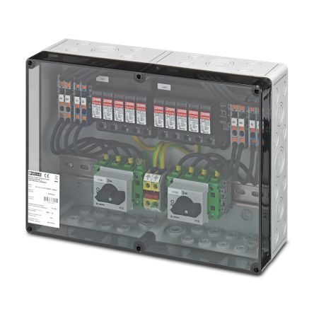 Phoenix Contact SOL-SC Series Silver Polycarbonate Junction Box, IP65, 254 mm, 361mm 254 mm